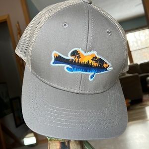 Outdoor Cap.  fish and outdoor scene